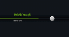 Desktop Screenshot of cheraghi.info